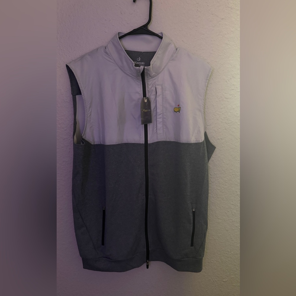 Masters Tech Hybrid Vest Gray Men’s L Augusta National Exclusive